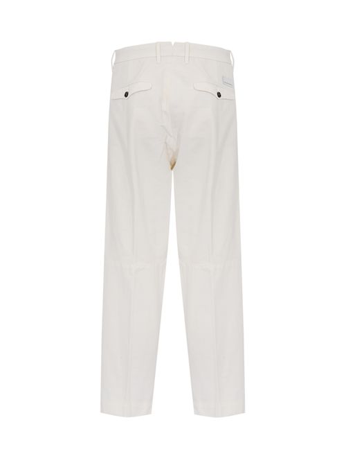 Pantalone Giulio carrot in cotone stretch Naturale Nine in the morning | 9SS26 GIG28Naturale